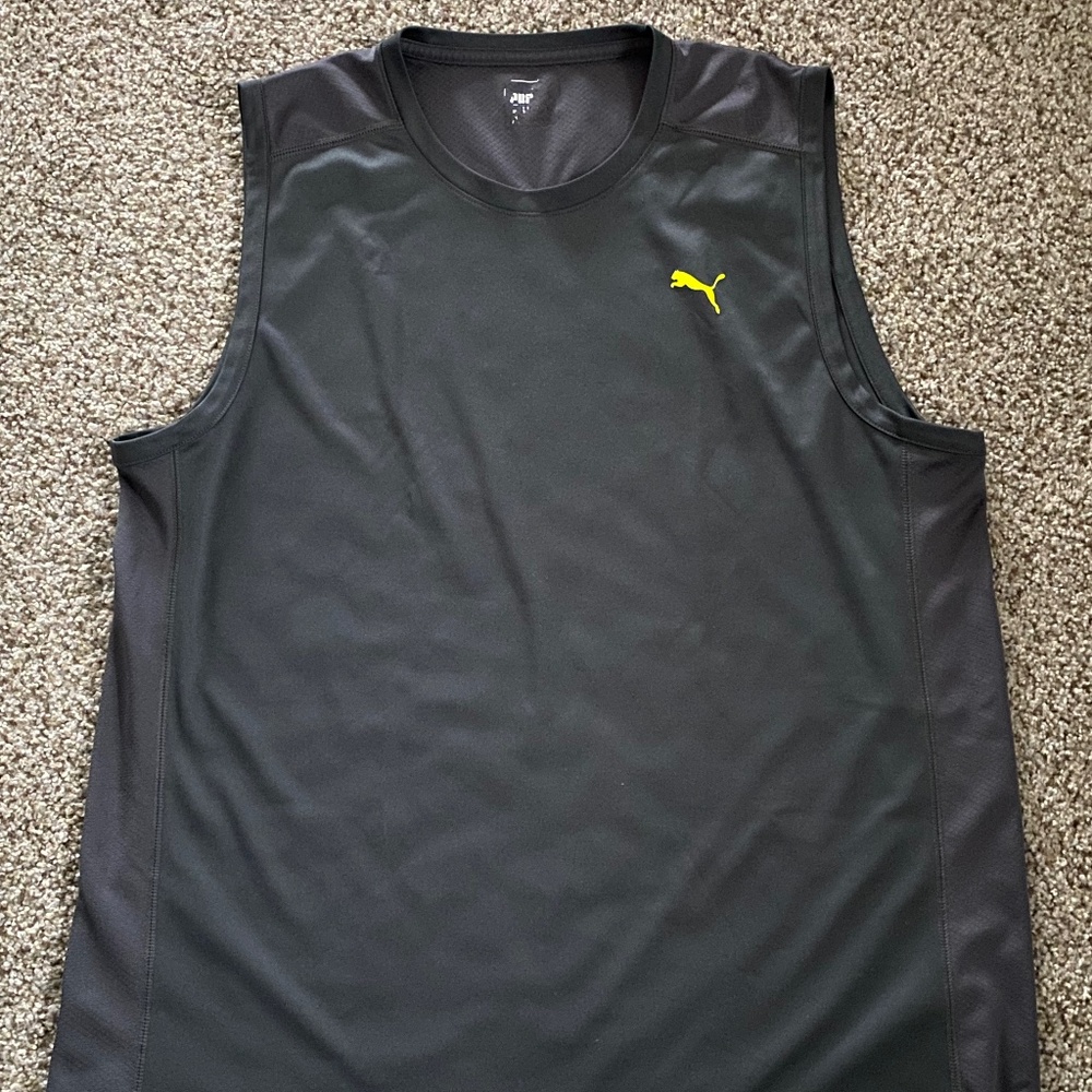 Men’s XL Gray Puma Sleeveless Tank
